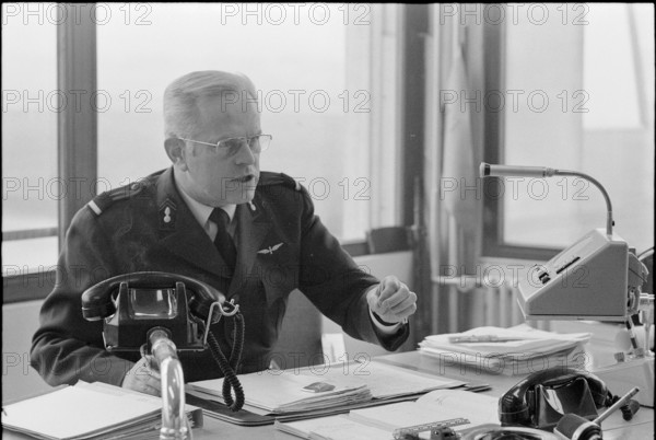 Roland Troyon, security officer at airport Cointrin, 1971