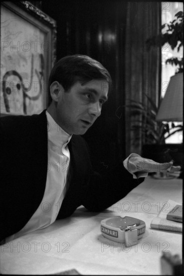 British author Alan Sillitoe, Zurich 1967