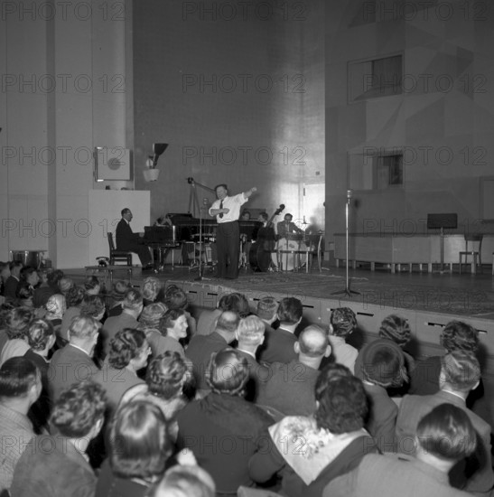 Evening of music and entertainment, Zurich radio studio 1951