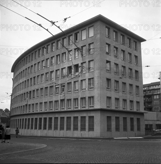 Radio studio Berne 1950