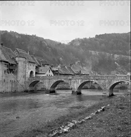 St-Ursanne, Pont Saint-Jean, 1946