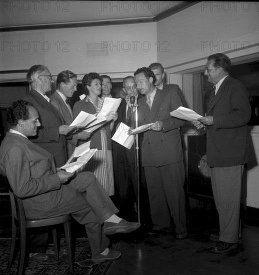 Radio studio Zurich, Radio play recording 1951