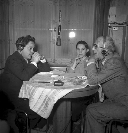 Radio Lausanne, Roger Nordmann, solidarity chain secretary general 1952
