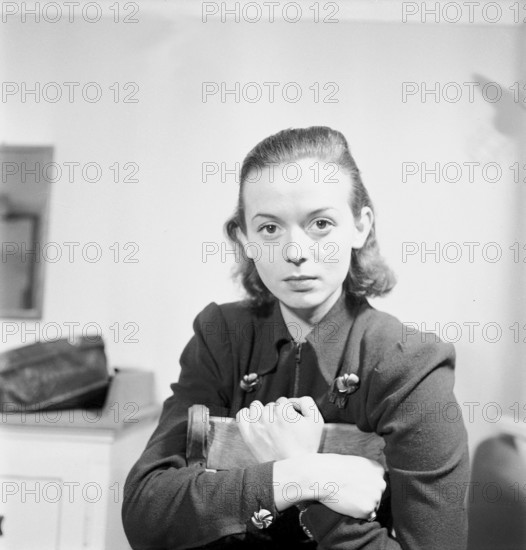 Actress Blanche Aubry, Basle ca. 1948