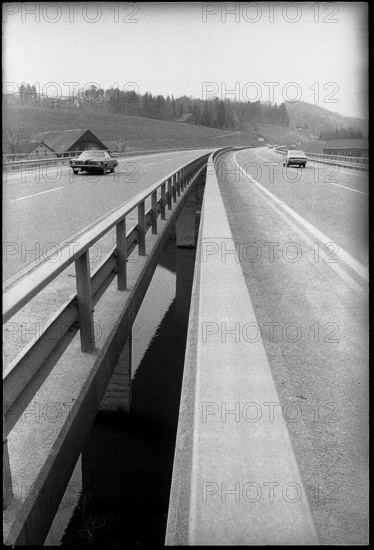 Splitted motorway bridge 1975