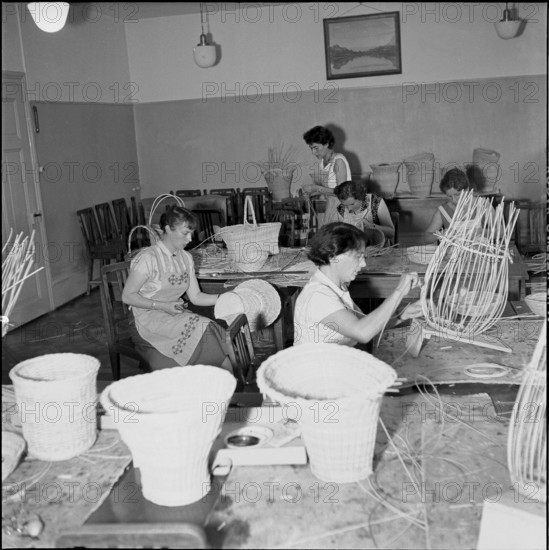 Occupational therapy at school for social work, Zurich 1954