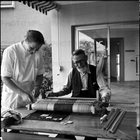 Occupational therapy at school for social work, Zurich 1954