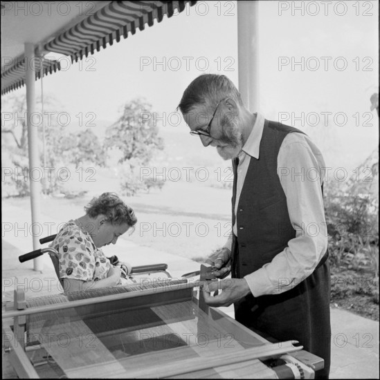 Occupational therapy at school for social work, Zurich 1954
