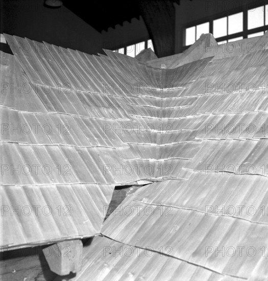 Swiss school for roofer, Uzwil 1950