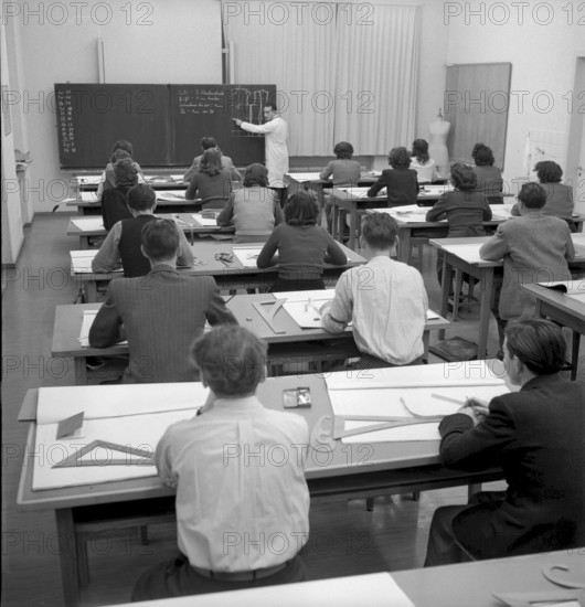 Vocational school for tailor, Zurich 1949