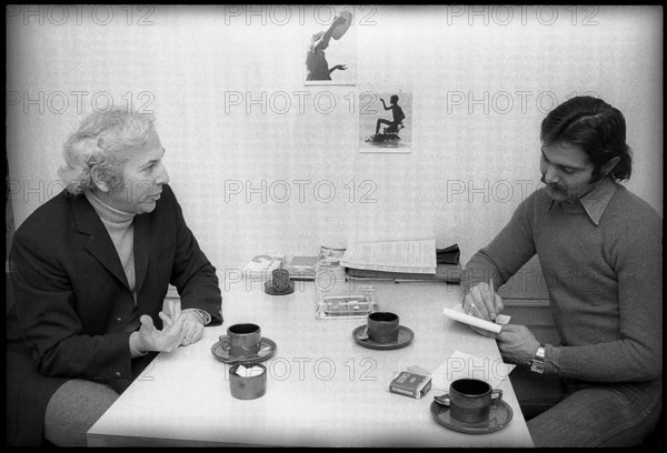 Paul Jubin, director of ""Freres sans Frontieres"". Fribourg 1973