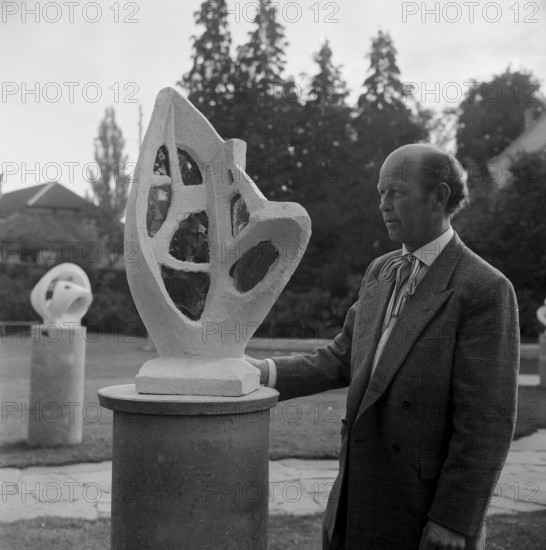 Paul Schmidt, painter from Beatenberg, 1960