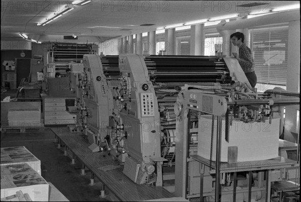 Jean Frey AG, printers in Zurich 1970