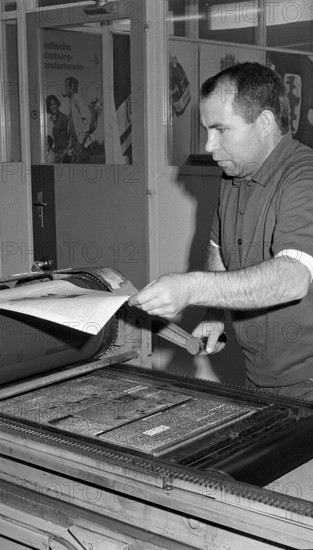 Jean Frey AG, printers in Zurich 1970