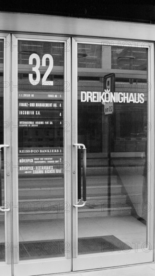 Bank Reiss in Zurich 1972