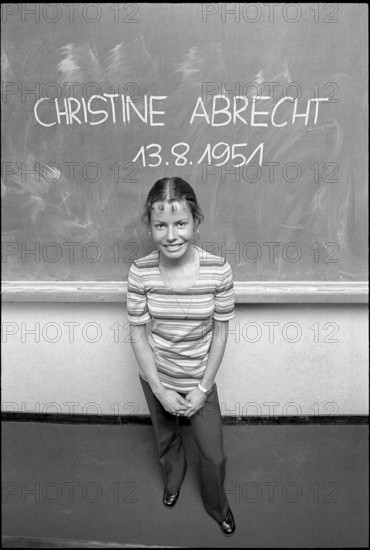 Christina Abrecht in Paris 1971