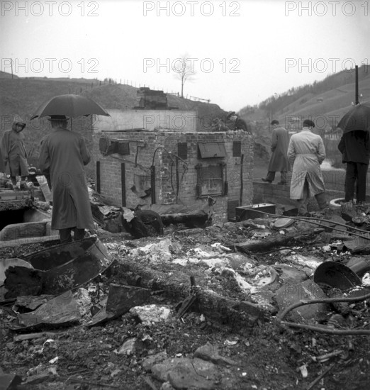 35 buildings burned down in Stein, Toggenburg 1947