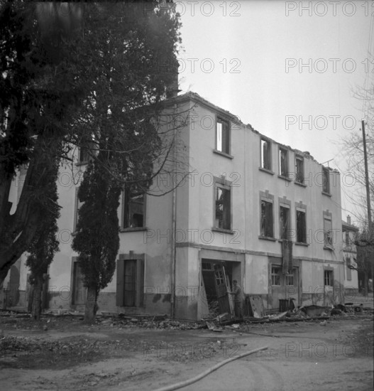 Burning down of the Casino Saxon VS 1952