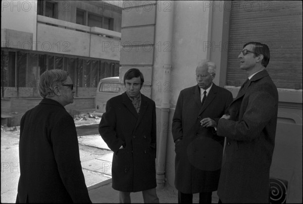 Ouverture du procès de la Catastrophe de Mattmark. 1972.