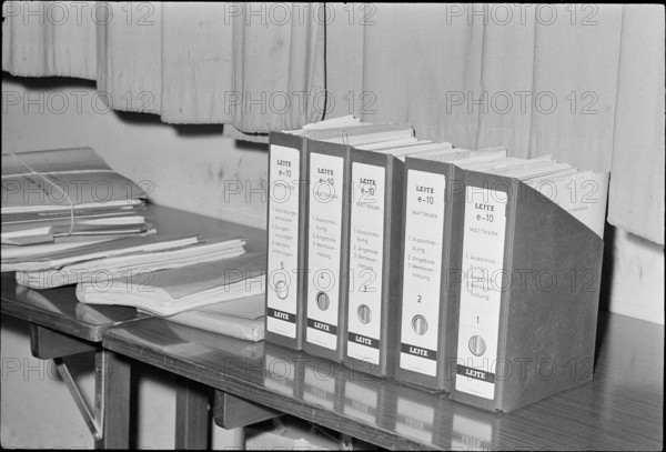 Ouverture du procès de la Catastrophe de Mattmark. 1972.