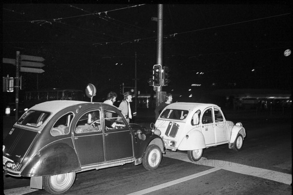 Citroen 2CV, Zurich, Bellevue 1972