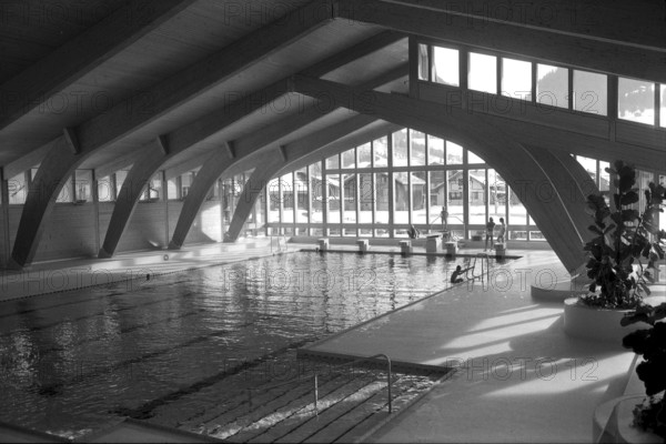 Indoor swimming pool Gstaad 1972