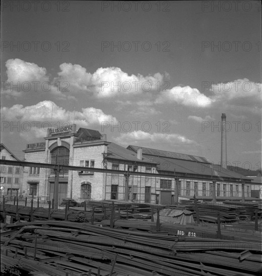 Factory building in Zurich 1948: Julius Schoch & Co