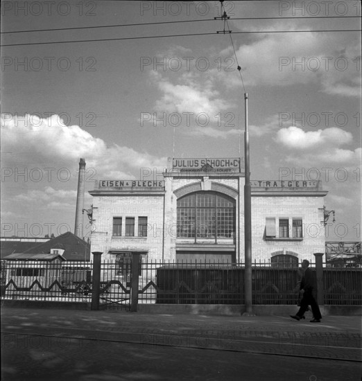 Factory building in Zurich 1948: Julius Schoch & Co