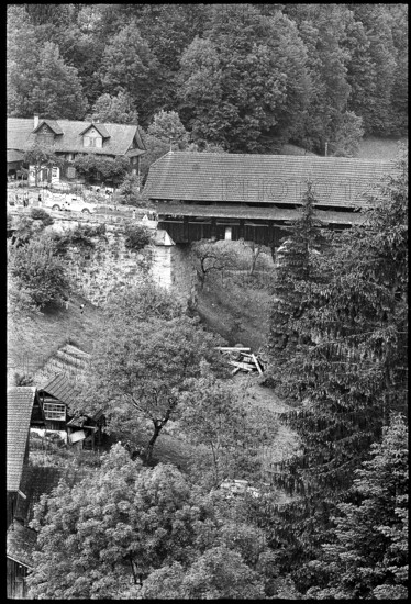 Truck accident near Rothenburg 1972