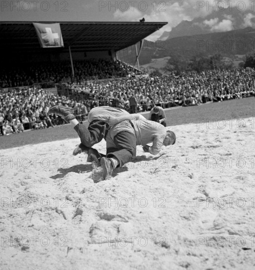 Swiss wrestling festival Lucerne 1948: Vogt vs. Spiess