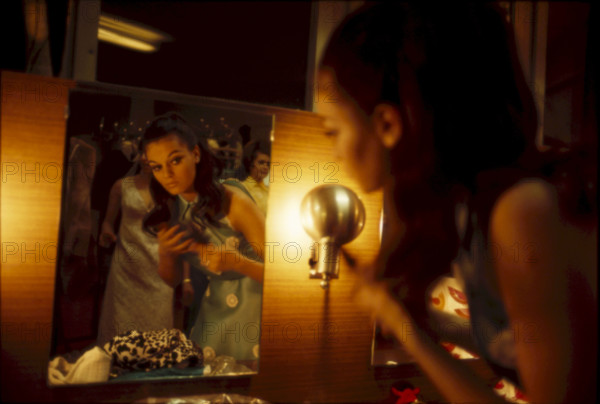 Miss Switzerland election 1969: In the dressing room