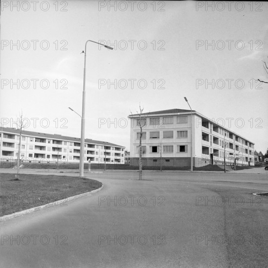 New built blocks of flats in Geneva 1959