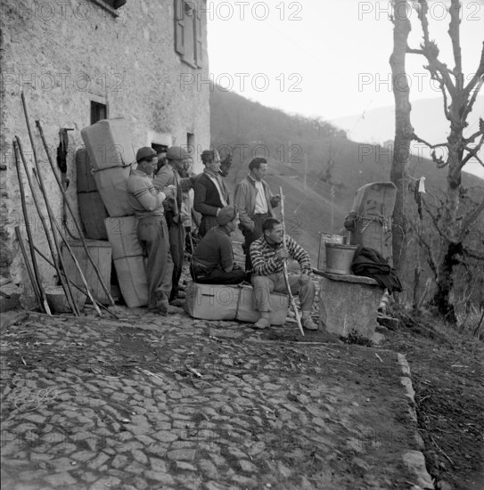 Contrabandists in Ticino 1950