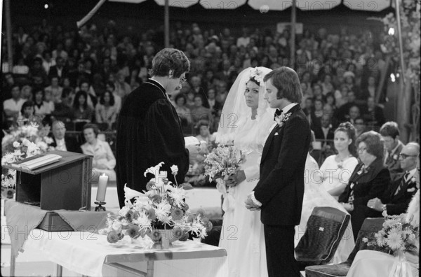 Wedding Mary-Jose and Fredy Knie in Lucerne 1972