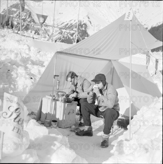 10th Swiss and International New Year's tent camp, Adelboden 1953