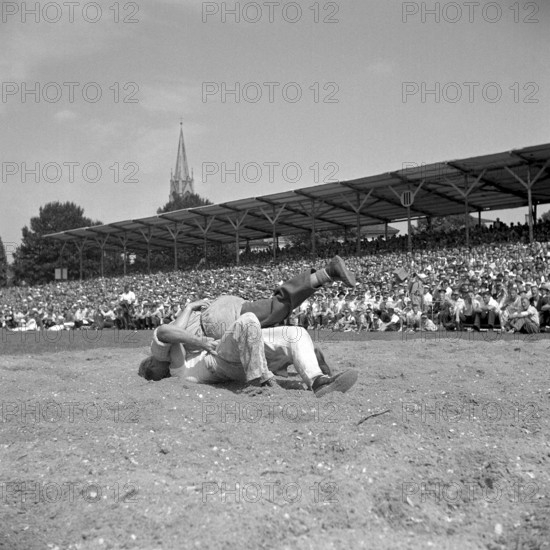 Swiss wrestling festival Winterthur 1953: Fink vs Strohmeyer