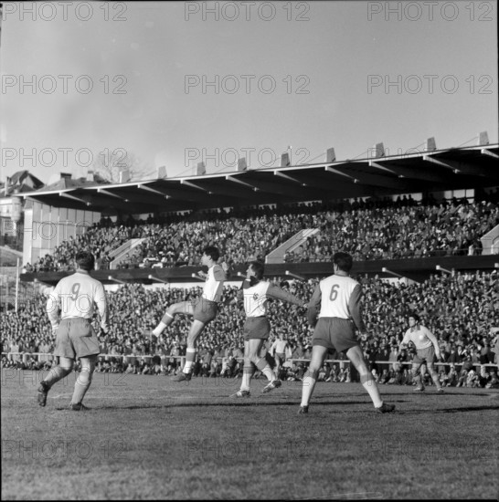 Swiss cup 1957/58: FC La Chaux-de-Fonds - Lausanne Sports