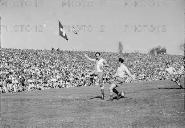 Swiss cup 1956/57, semi-final: FC La Chaux-de-Fonds - Grasshopper-Club Zurich