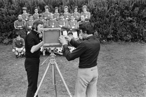 Preisig and Aeberli, photographs of Swiss soccer team, 1971