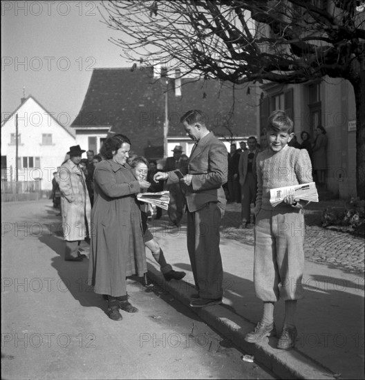 Homicide case Haberthur 1949: news vendor