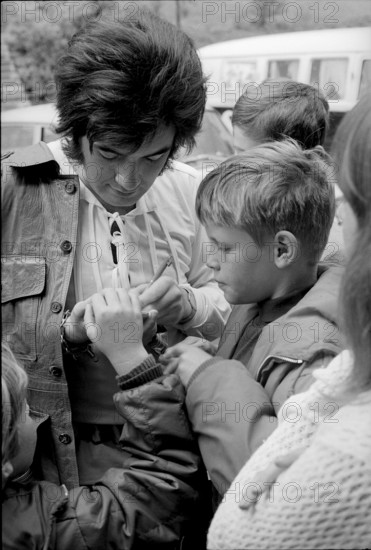 Pop star Barry Ryan in Lucerne 1969