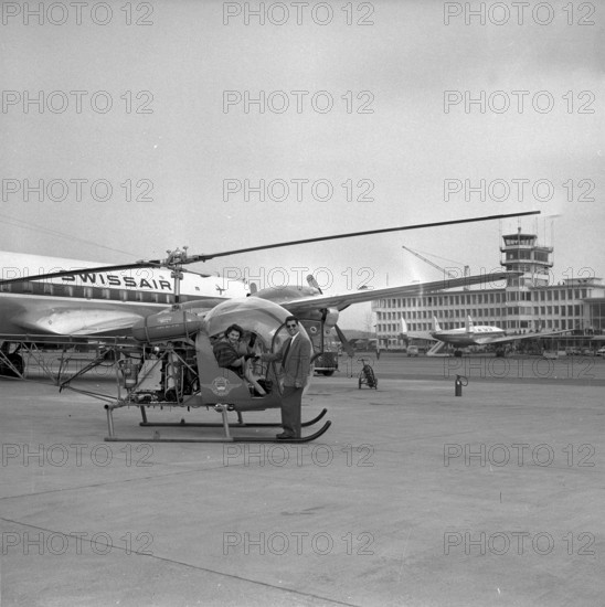 Miss Mac Factor visiting Zurich 1957