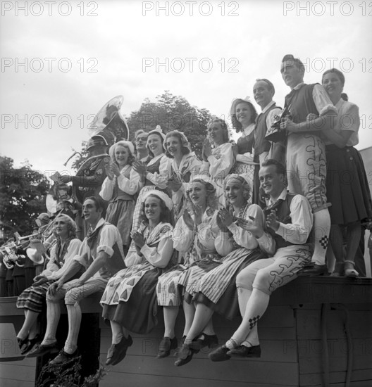 Montreux narcissus festival pageant, 1946