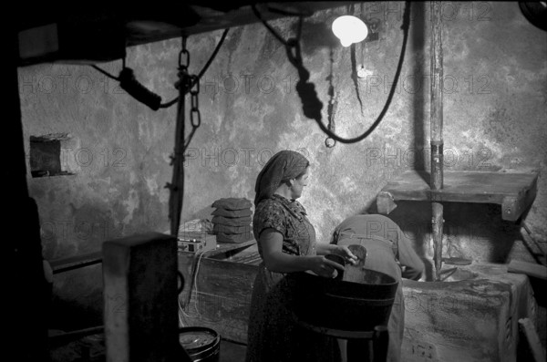 The 200 years old Oil mill Bottstein after renovation 1967