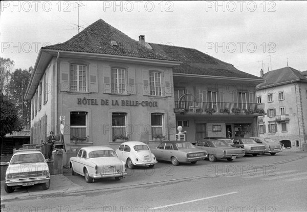 Hotel de la Belle Croix, Romont 1970