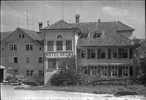 Hotel Hecht Teufen, around 1955