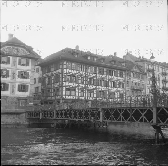 Leszinsky-house classed historic monument by the cantonal government, 1961