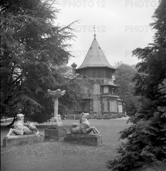 Dreilinden Castle in Lucerne, 1950