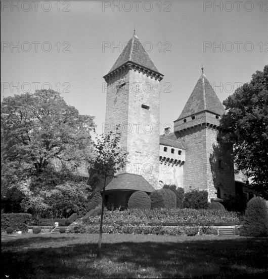 Castle in La Sarraz, 1951