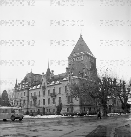 Ouchy Castle, Lausanne 1952